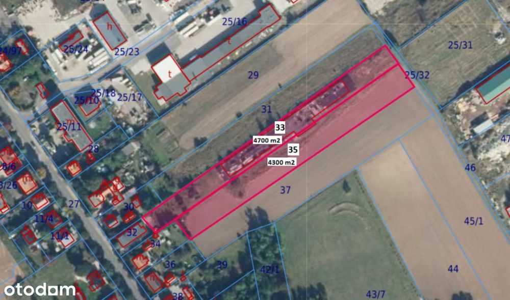 Działka usługowo-produkcyjna - Prochowice