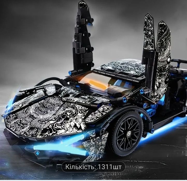 Лего технікс 1350 деталей 35см