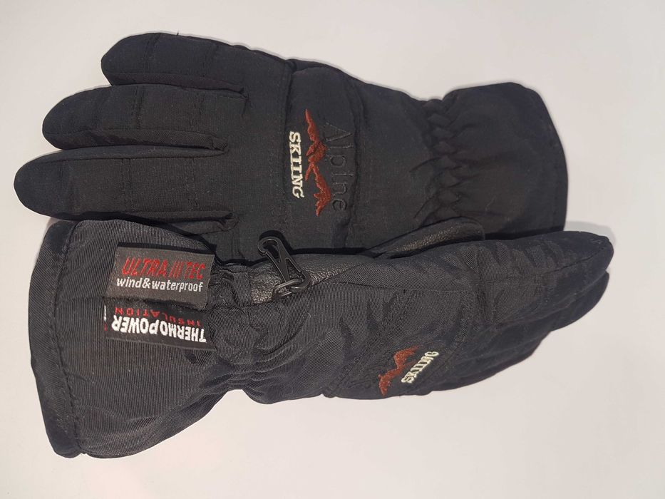 Зимние термо перчатки горнолыжные Alpine Skiing размер M / 8