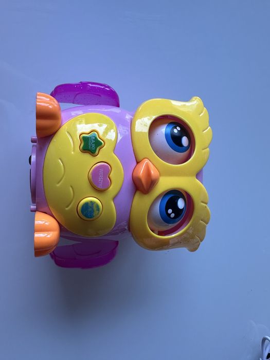 Mądra sowa zabawka edukacyjna, śpiewa tanczy recytuje bajki i wiersze