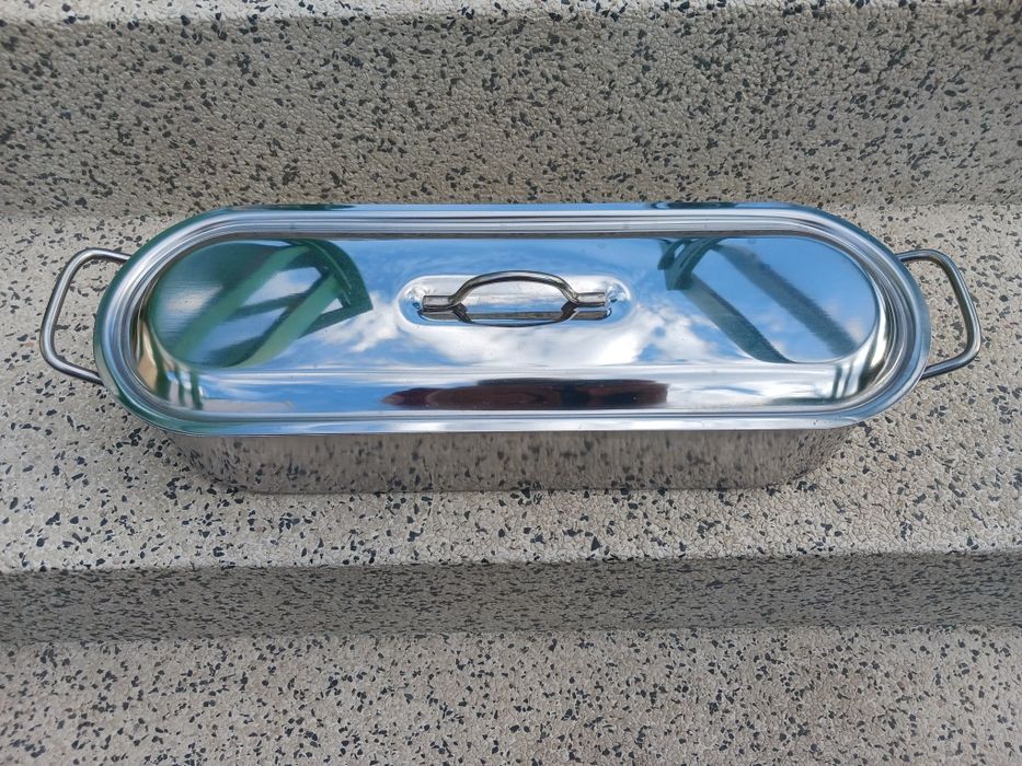 Tacho para cozer peixe em inox novo nunca usado