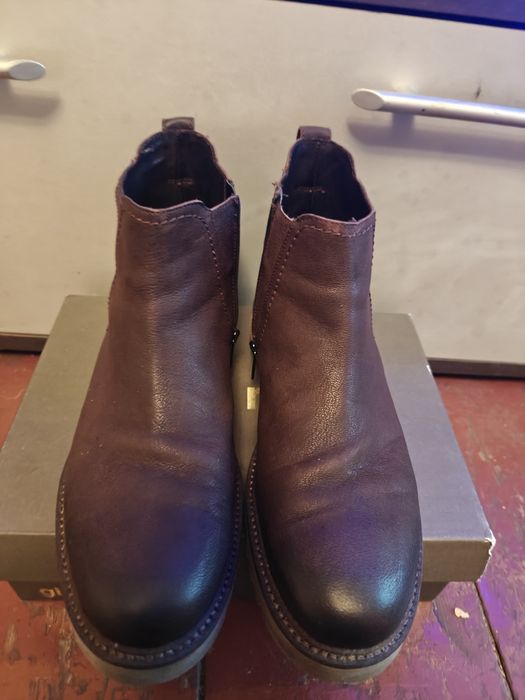 Nowe sztyblety męskie Gino Rossi skóra naturalna