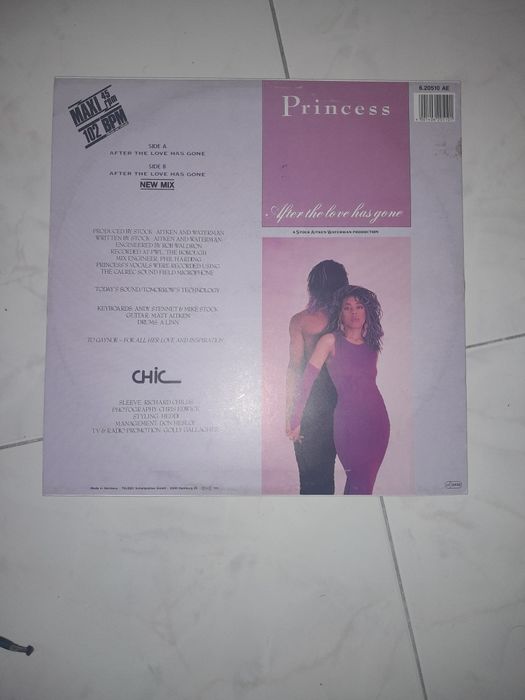 Princess - After The Love Has Gone (12" Single - Vinyl]