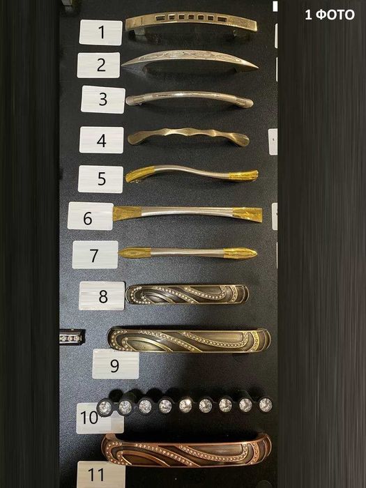 Меблеві металеві ручки для шафи, шухляд