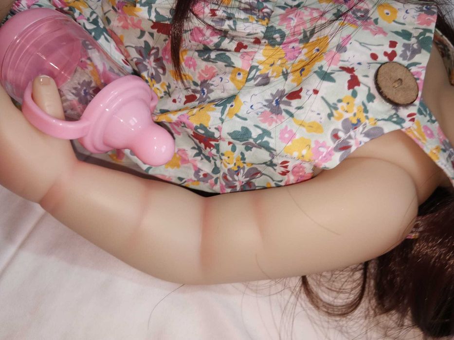 Bebé Menina Reborn 50cm, nova com acessórios.