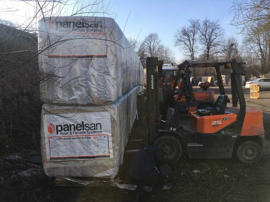 сендвич панели (ппу) Б/У кровельные и стеновые