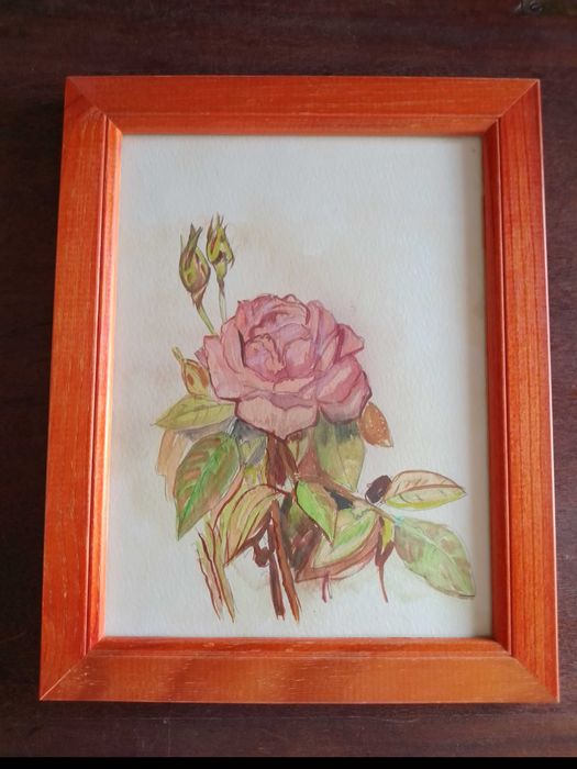 Quadro decorativo pintado à mão (NOVO)