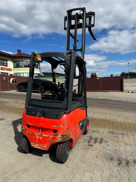 wózek widłowy elektryczny LINDE E16PH-02 Evo 2018r wolny skok + przesuw boczny