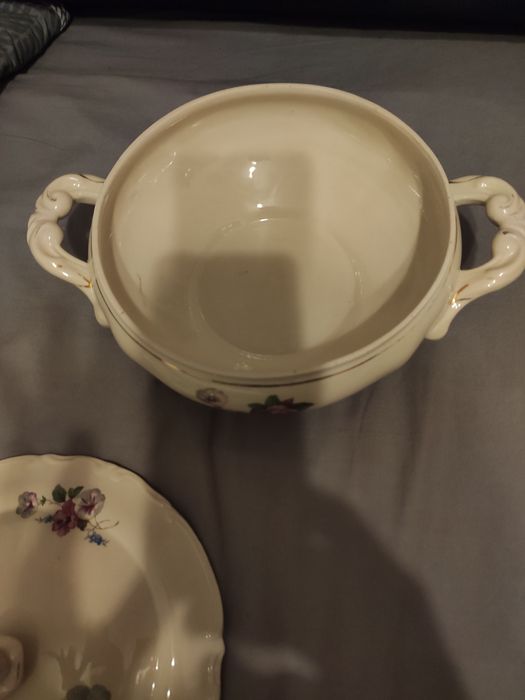 Stara porcelanowa  waza na zupę Tułowice