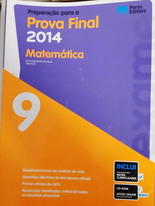 prova final matemática 9 ano