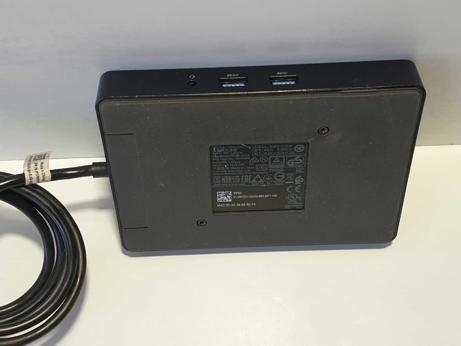 Док-станція USB Type-C  Dell WD15 K17A 4K