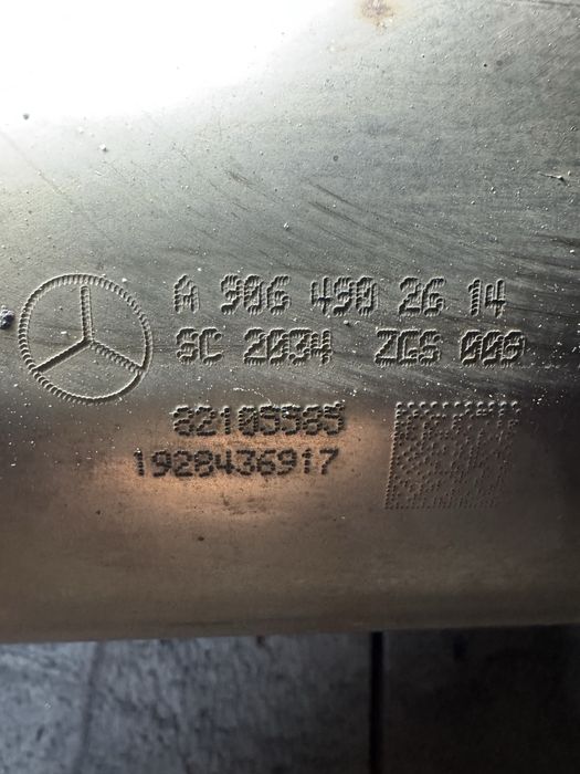 Каталізатор Mercedes-Sprinter W906-907.2.2-3.0d