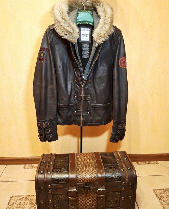 Куртка  "Harley-Davidson' Женская ,М~L размер.КОЖА.