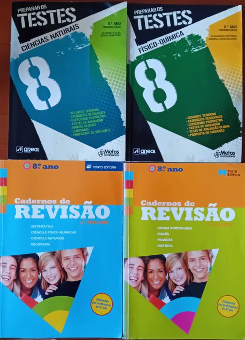 Livros de apoio 3° ciclo (7°, 8° e 9° anos)