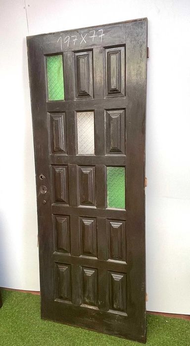 Porta antiga, em mogno de interior