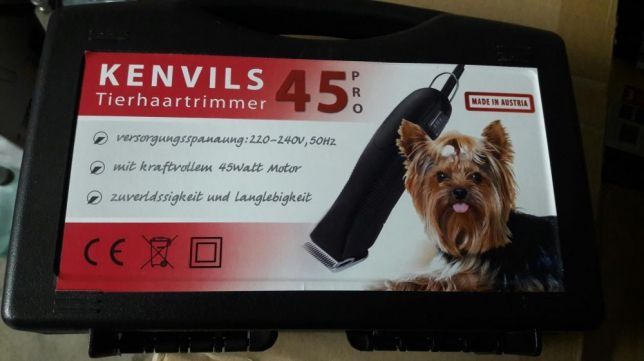 Машинка для стрижки собак KENVILS 45PRO , Австрия ,45Вт.В НАЛИЧИИ.