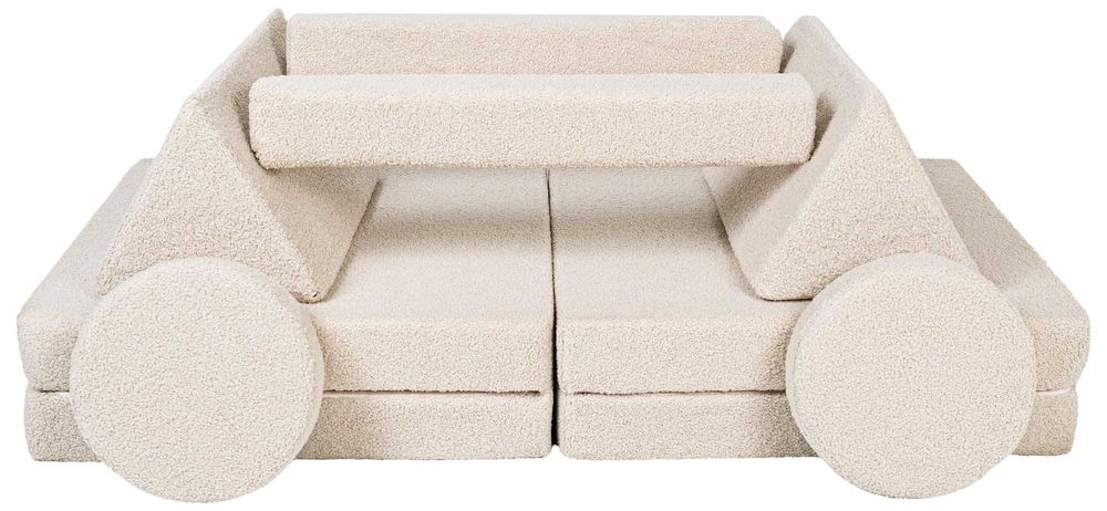 Sofa Modułowa dla Dzieci Piankowy Plac Zabaw 10 Elementów Bukla Teddy