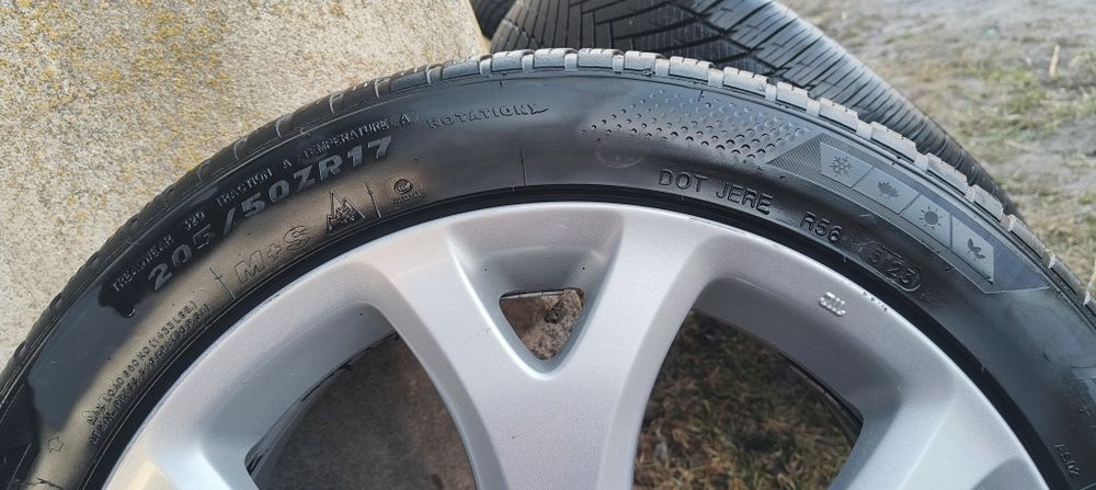 Felgi Koła 17  5x114,3  Mazda 3 5 6 Opony wielosezonowe