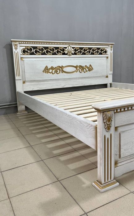 Ліжко Дуб 160х200, спальня Двохспальне Ліжко