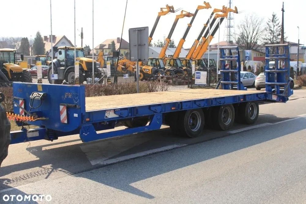 JPM 3 AXLE LOW LOADER  Przyczepa ciężarowa-rolnicza, niskopodwozie, resor, najazdy