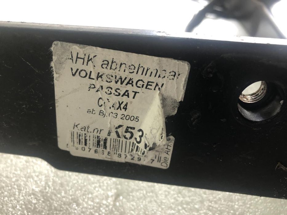 Belka na hak holowniczy vw passat cc