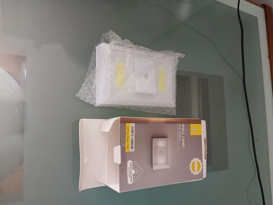 Novo LÂMPADA DE PAREDE Com Interruptor