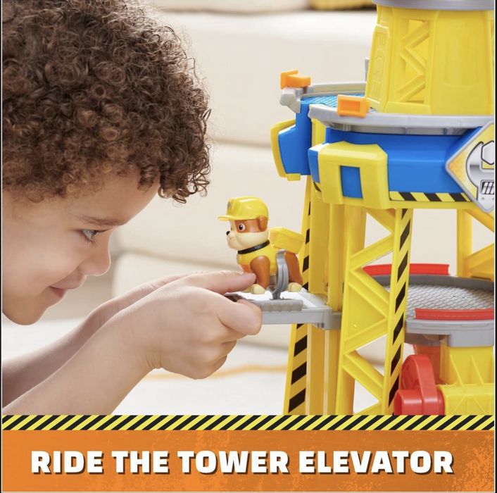 Ігровий набір Щенячий патруль Підіймальний кран Paw Patrol Rubble Crew Bark Yard Crane Tower Playset