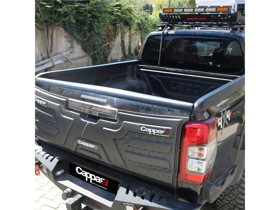 Mitsubishi L200 2015-2024 рр. Накладка на кант борту (3 шт.)