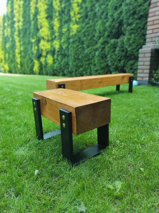 Ławki ogrodowe ławki do ogniska z bali