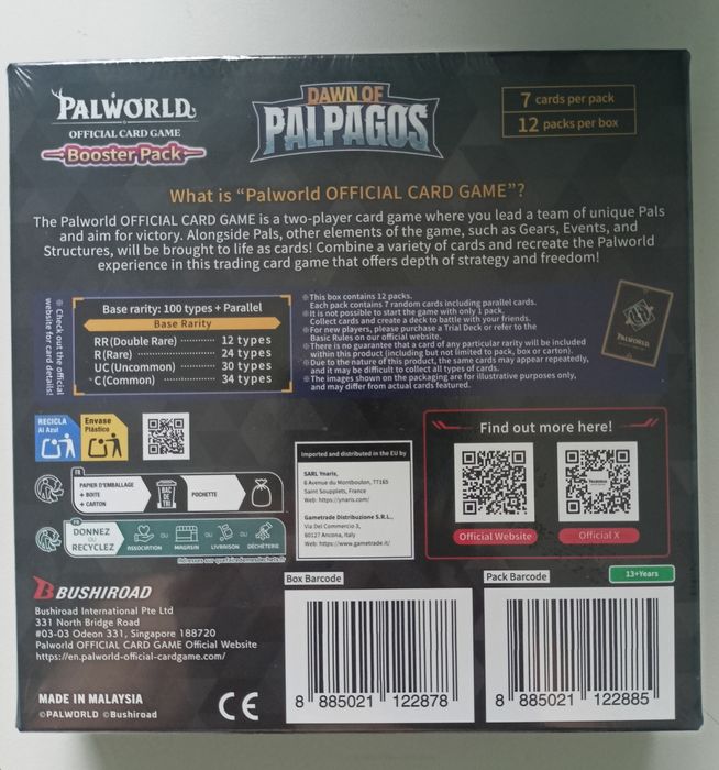 Palworld Dawn of Palpagos BP01 Booster Box TCG (1-wsza edycja)