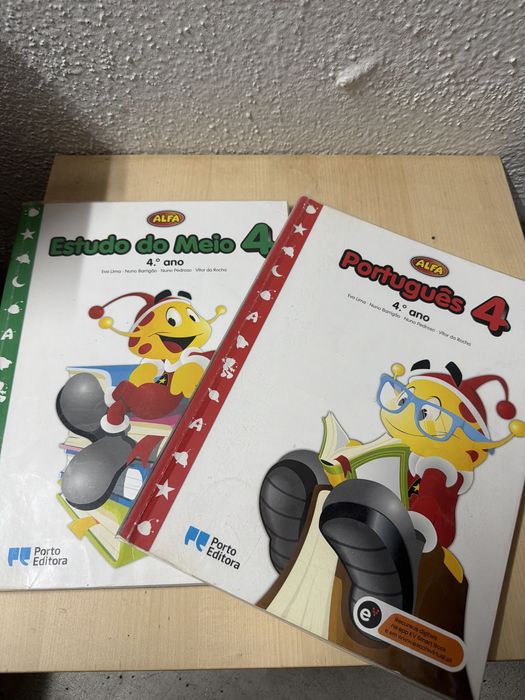 Livro Fichas e Manuais Escolares 4º Ano