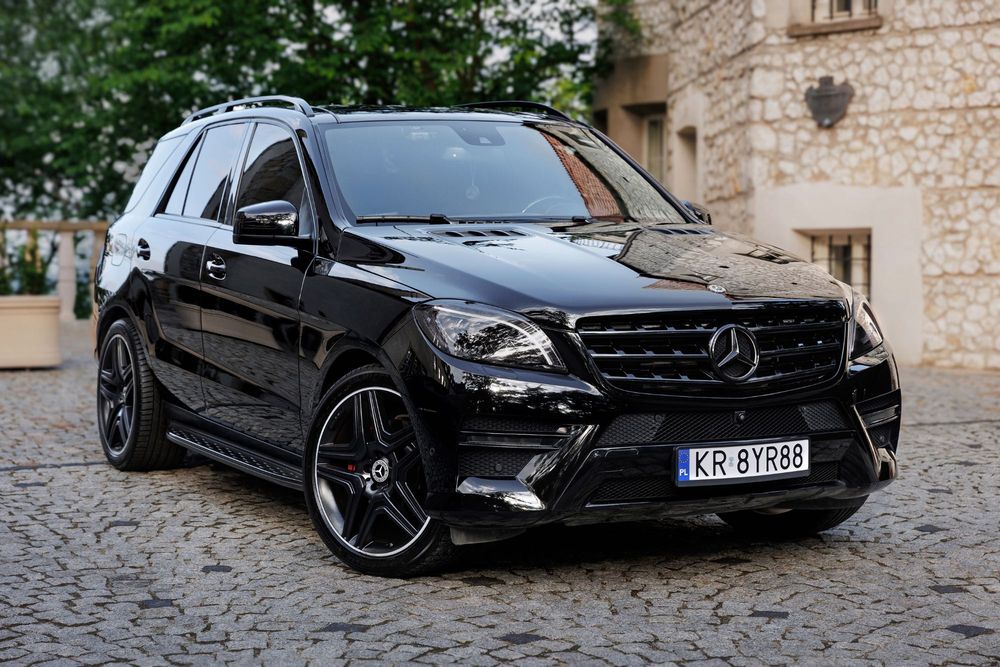 Mercedes ML 350 BlueTEC AMG | Designo | AIRMATIC | Harman | Panorama | 360 | Polska