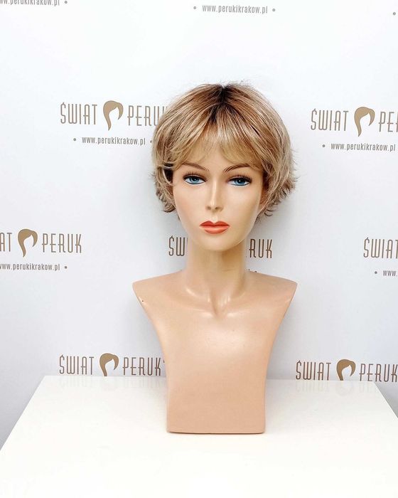 Krótka blond peruka syntetyczna Starachowice