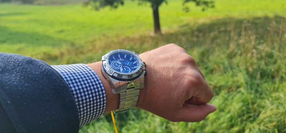 Z przeceną pod Zajączka 1050 pln-150 pln Invicta Aviator Srebrny/Grana