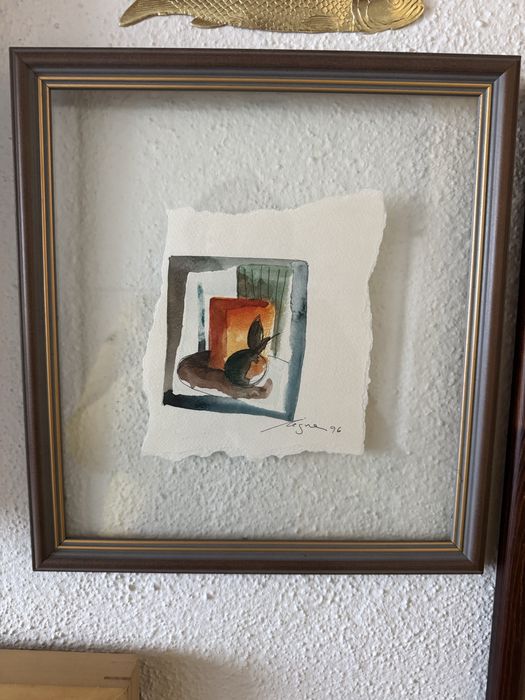 Lote de 7 quadros emoldurados