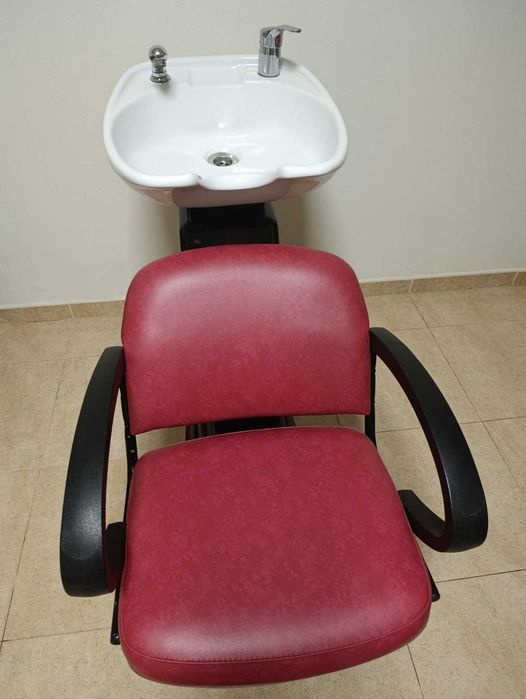 Lavatório de cabeças para cabeleireiro