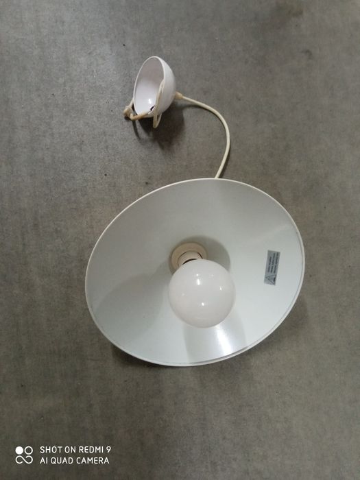 Candeeiro de teto com lâmpada led 12w