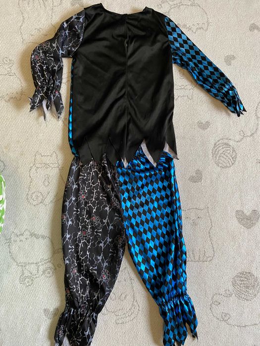 Костюм блазня, клоуна, джокера, арлекін 3-4 роки, 98-104 см