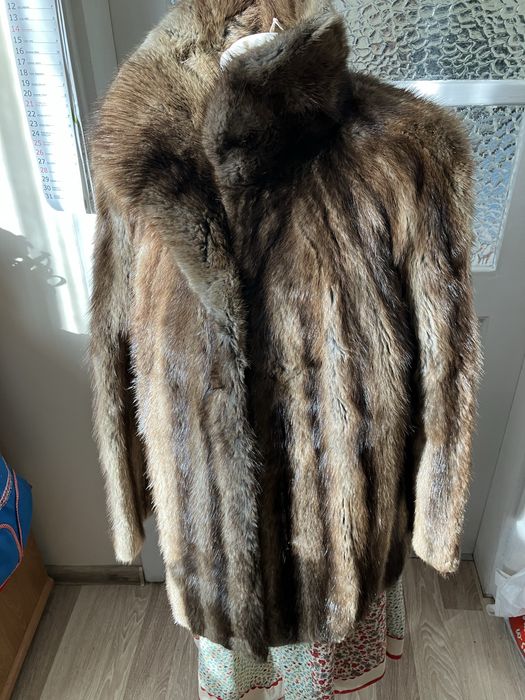 Futro 100 % skóra piżmak