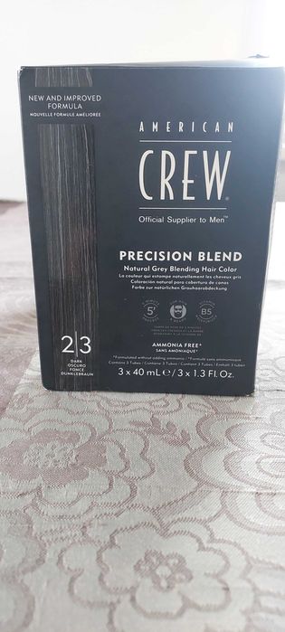 System maskowania siwych włosów American Crew Dark