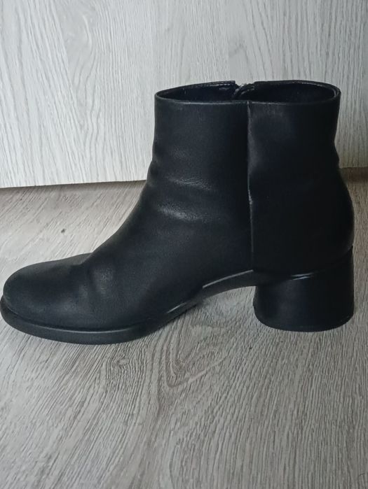 Ecco Sculpted Lx 35 damskie skórzane buty za kostkę botki sztyblety