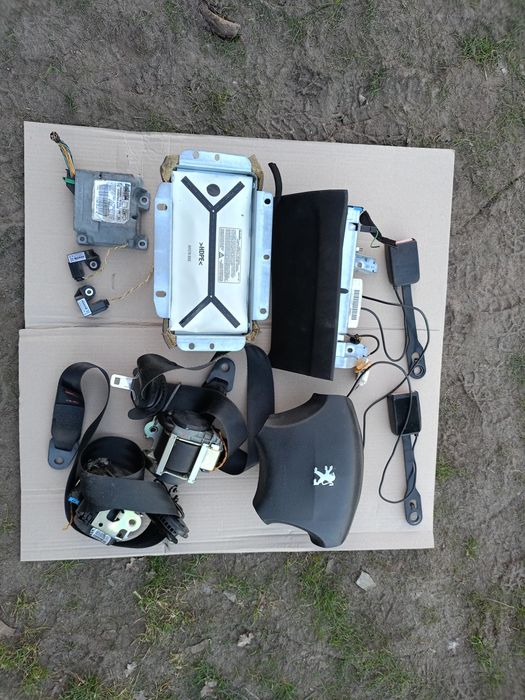 Poduszki airbag komplet Peugeot 407