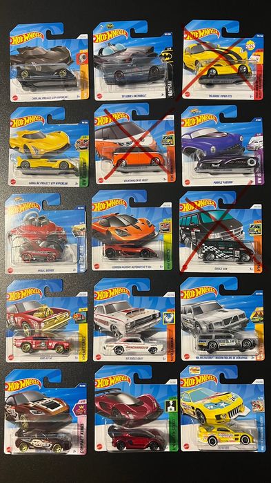 Hot Wheels likwidacja kolekcji, wszystko po 8