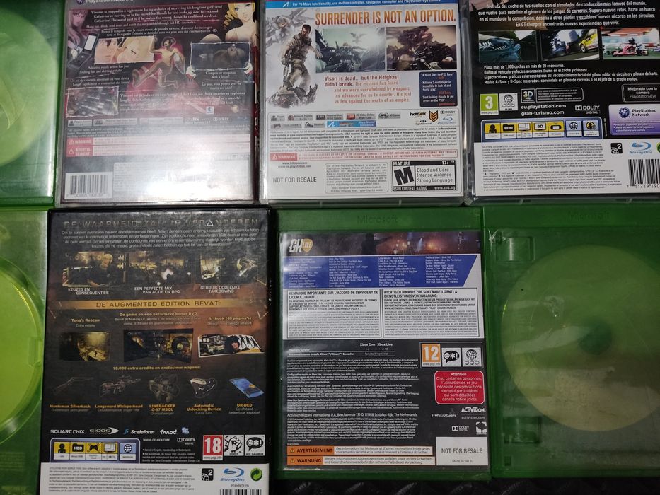 Jogos PS3 e Xbox
