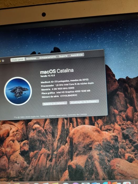 Macbook air 13 muito bom estado