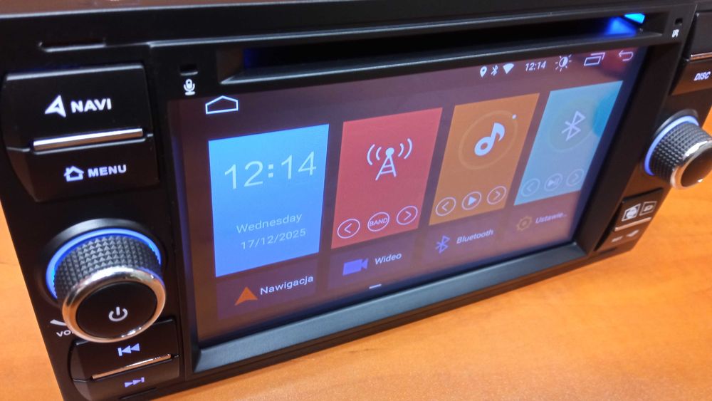 Radio 2DIN z DVD, GPS, WiFi, Bluetooth 7" Android 2/32GB Ford - zestaw
