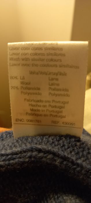 Vestido de inverno Lanidor azul, tam S.