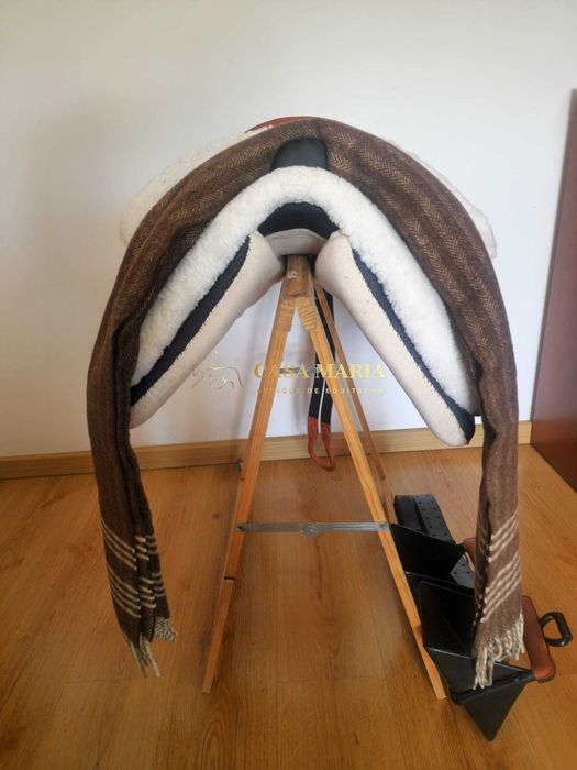 Montura Espanhola Mista Em Fibra - Nova