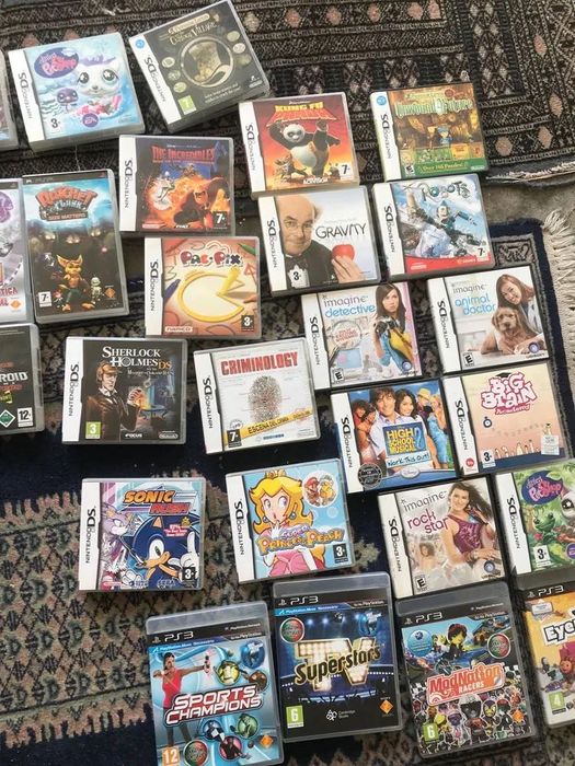 Jogos Nintendo DS e Playstationa vulso