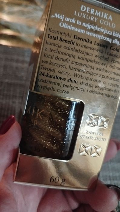 Serum 3D Dermika Luxory Gold24K Nowy